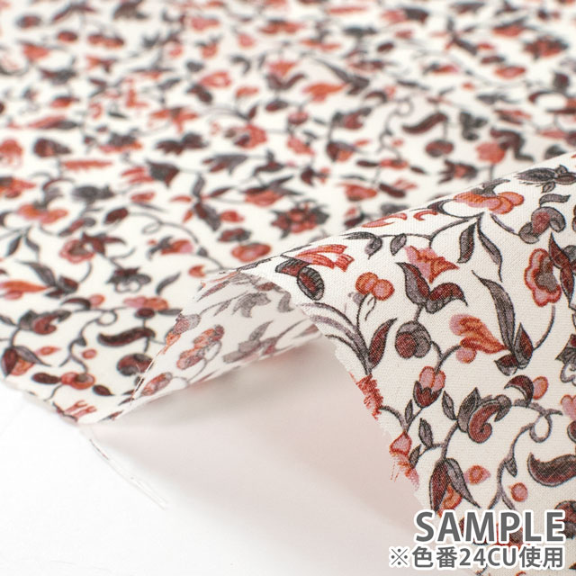 生地 LIBERTY FABRICS リバティ・ファブリックス タナローン 2024AW THE CURATED FLORAL Eleanor's Orchard エレノアズ・オーチャード(24-3634295) 24BU.ブルー 09Ac03j