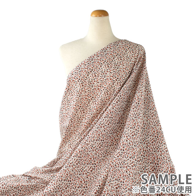 生地 LIBERTY FABRICS リバティ・ファブリックス タナローン 2024AW THE CURATED FLORAL Eleanor's Orchard エレノアズ・オーチャード(24-3634295) 24BU.ブルー 09Ac03j