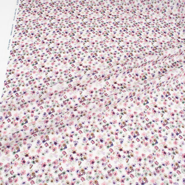 生地 LIBERTY FABRICS リバティ・ファブリックス タナローン 2024AW Native Flowers AUSTRALIAN DAISY オーストラリアン・デイジー(24-363J4220) 24AU.ピンク 09Ac03j