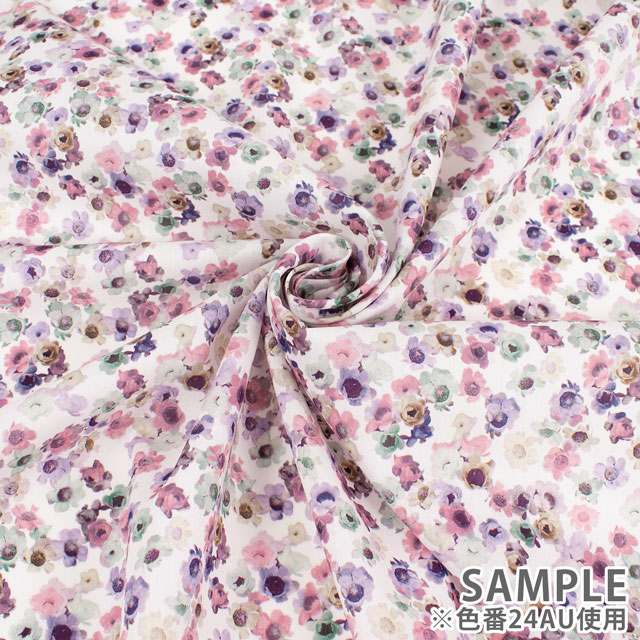 生地 LIBERTY FABRICS リバティ・ファブリックス タナローン 2024AW Native Flowers AUSTRALIAN DAISY オーストラリアン・デイジー(24-363J4220) 24AU.ピンク 09Ac03j