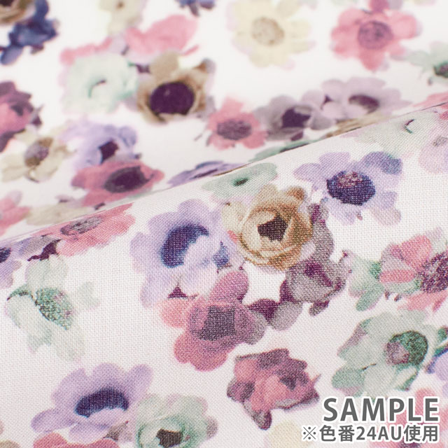 生地 LIBERTY FABRICS リバティ・ファブリックス タナローン 2024AW Native Flowers AUSTRALIAN DAISY オーストラリアン・デイジー(24-363J4220) 24AU.ピンク 09Ac03j