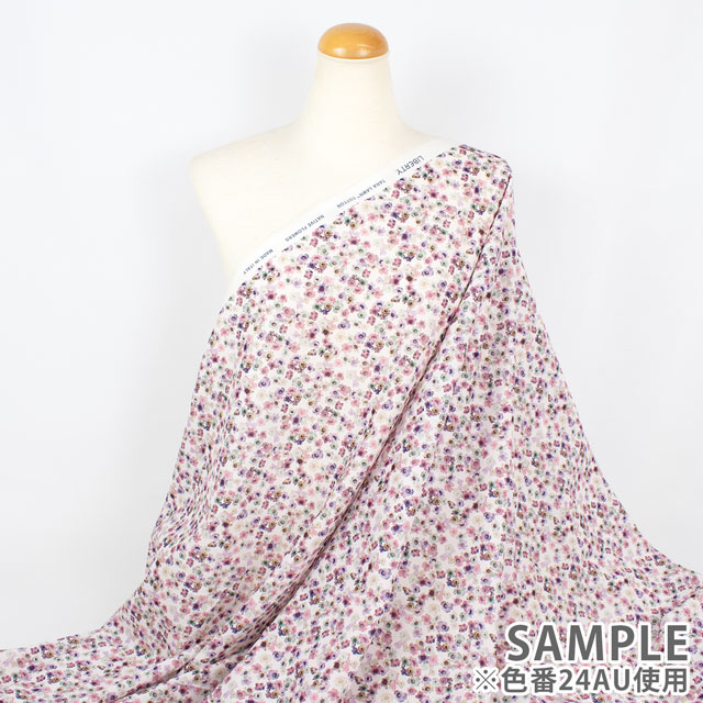生地 LIBERTY FABRICS リバティ・ファブリックス タナローン 2024AW Native Flowers AUSTRALIAN DAISY オーストラリアン・デイジー(24-363J4220) 24AU.ピンク 09Ac03j