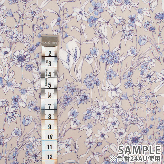 生地 LIBERTY FABRICS リバティ・ファブリックス タナローン 2024AW Native Flowers WANDERVOGEL ワンダーフォーゲル(24-363J4221) 24AU.ベージュ 09Ac04j