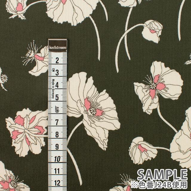 生地 LIBERTY FABRICS リバティ・ファブリックス コーデュロイ 2024AW Fragile Blooms フラジャイル・ブルームス(24-3634206S50) J24B.カーキ 09Bi26j