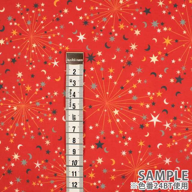 生地 LIBERTY FABRICS リバティ・ファブリックス タナローン 2024AW Pearly Christmas Helen's Starry Sky へレンズ・スターリー・スカイ(15773403) 24CT.ダークグリーン 09Ac03j