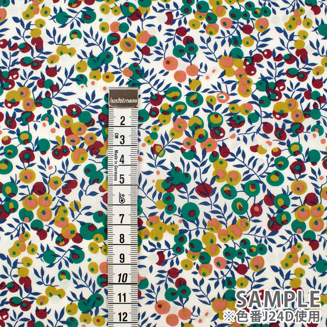 生地 LIBERTY FABRICS リバティ・ファブリックス タナローン 2024AW Pearly Christmas Wiltshire ウィルトシャー(3339009P) J24D.グリーン 09Ac03j