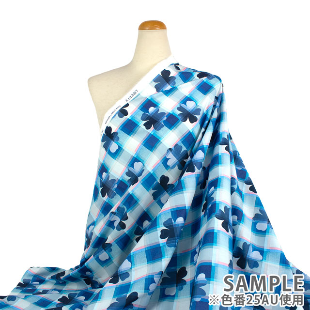 生地 LIBERTY FABRICS リバティ・ファブリックス タナローン 2025SS Retold 150th Anniversary Collection Tudor Petals チューダー・ペタルス(25-3635105) 25BU.ブラウン 09Ac03j