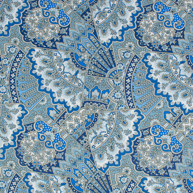 生地 LIBERTY FABRICS リバティ・ファブリックス タナローン 2025SS Retold 150th Anniversary Collection Emporium エンポリアム(25-3635108) 25BU.ブルー 09Ac03j