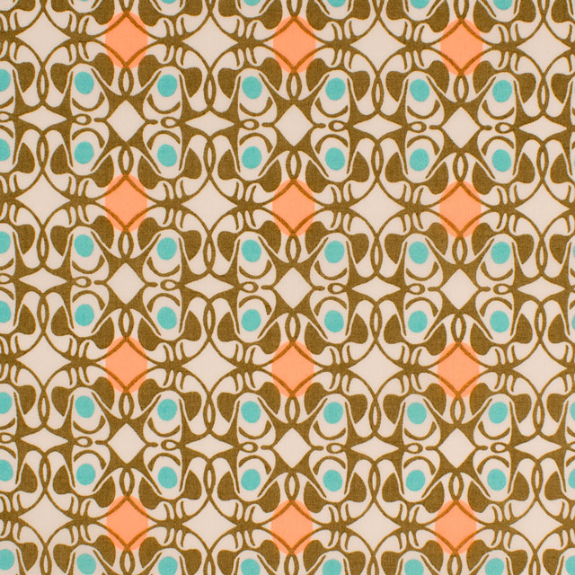 生地 LIBERTY FABRICS リバティ・ファブリックス タナローン 2025SS Retold 150th Anniversary Collection Nouveau Brooch ヌーボー・ブローチ(25-3635111) 25BU.ベージュ 09Ac03j