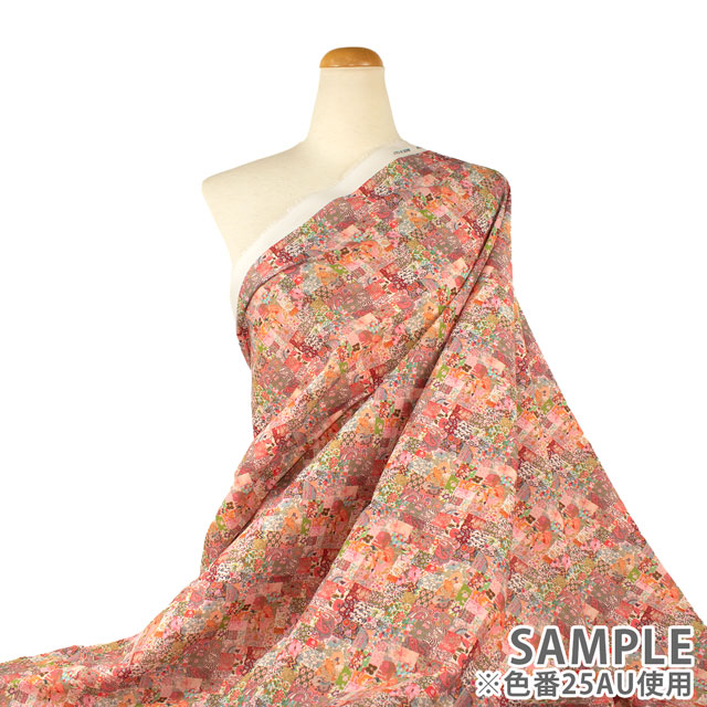 生地 LIBERTY FABRICS リバティ・ファブリックス タナローン 2025SS Retold 150th Anniversary Collection Archive Patchwork アーカイブ・パッチワーク(25-3635114) 25BU.ブルー 09Ac03j