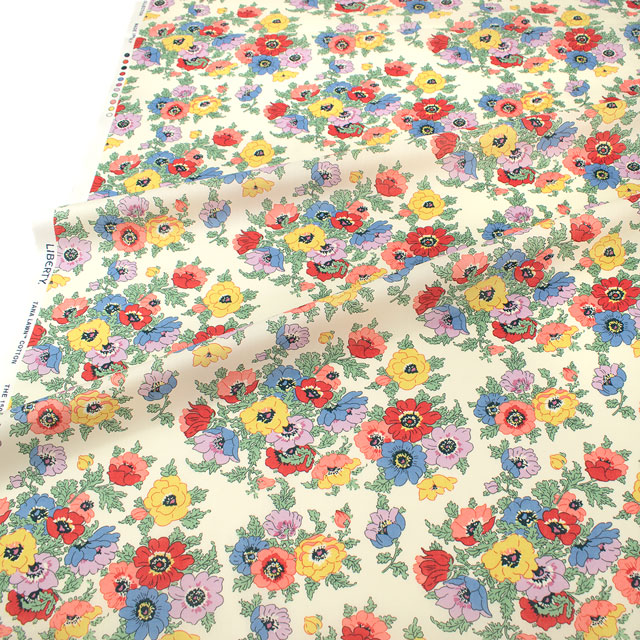 生地 LIBERTY FABRICS リバティ・ファブリックス タナローン 2025SS Retold 150th Anniversary Collection Madeleine マデリン(25-3635124) 25CU.マルチ 09Ac03j
