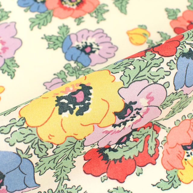 生地 LIBERTY FABRICS リバティ・ファブリックス タナローン 2025SS Retold 150th Anniversary Collection Madeleine マデリン(25-3635124) 25CU.マルチ 09Ac03j