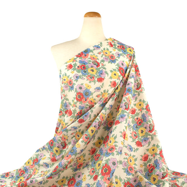 生地 LIBERTY FABRICS リバティ・ファブリックス タナローン 2025SS Retold 150th Anniversary Collection Madeleine マデリン(25-3635124) 25CU.マルチ 09Ac03j