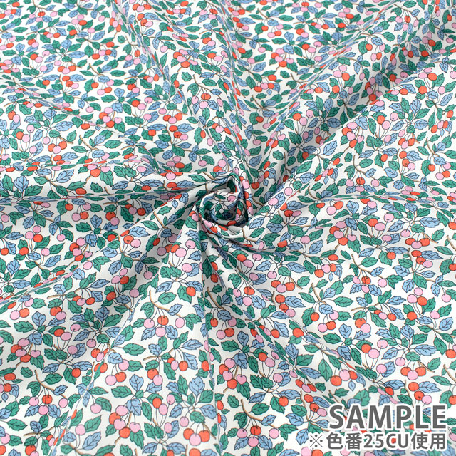 生地 LIBERTY FABRICS リバティ・ファブリックス タナローン 2025SS Retold 150th Anniversary Collection Colleen's Orchard コリーンズ・オーチャード(25-3635125) 25BU.ピンク 09Ac03j