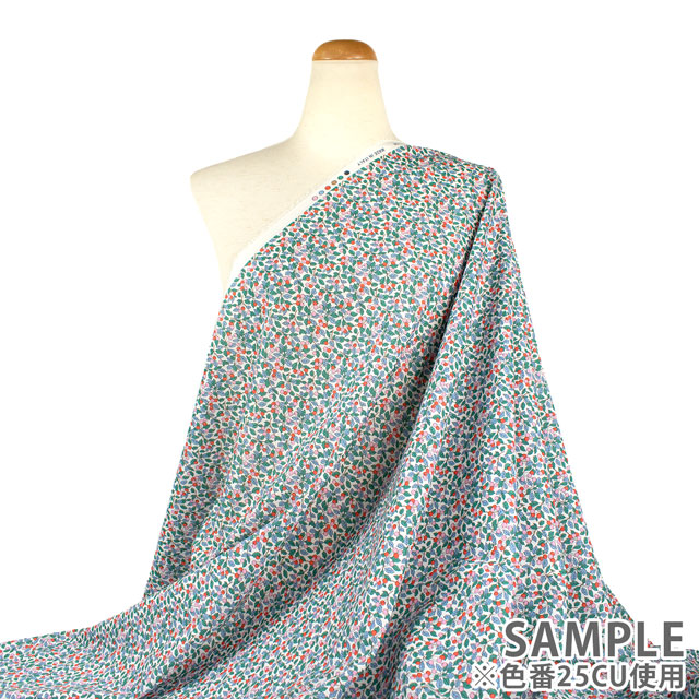 生地 LIBERTY FABRICS リバティ・ファブリックス タナローン 2025SS Retold 150th Anniversary Collection Colleen's Orchard コリーンズ・オーチャード(25-3635125) 25BU.ピンク 09Ac03j