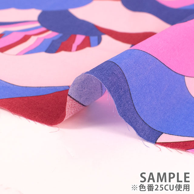 生地 LIBERTY FABRICS リバティ・ファブリックス タナローン 2025SS Retold 150th Anniversary Collection Over The Hills オーバー・ザ・ヒルズ(25-3635129) 25CU.ブルー系マルチ 09Ac03j