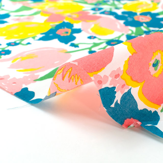 生地 LIBERTY FABRICS リバティ・ファブリックス タナローン 2025SS Retold 150th Anniversary Collection Mariana's Bouquet マリアナズ・ブーケ(25-3635131) 25CU.パステル 09Ac03j