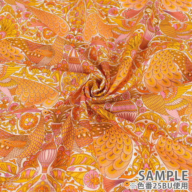 生地 LIBERTY FABRICS リバティ・ファブリックス タナローン 2025SS Retold 150th Anniversary Collection Oscar's Palace オスカーズ・パレス(25-3635133) 25AU.ブルー 09Ac03j