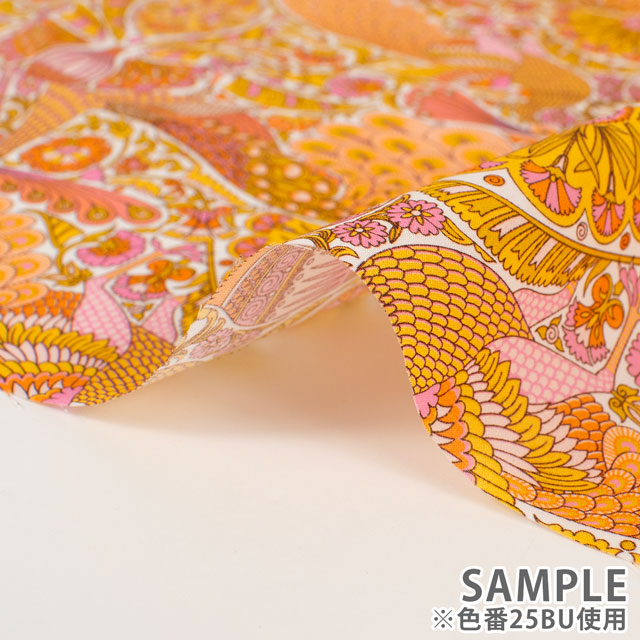 生地 LIBERTY FABRICS リバティ・ファブリックス タナローン 2025SS Retold 150th Anniversary Collection Oscar's Palace オスカーズ・パレス(25-3635133) 25AU.ブルー 09Ac03j