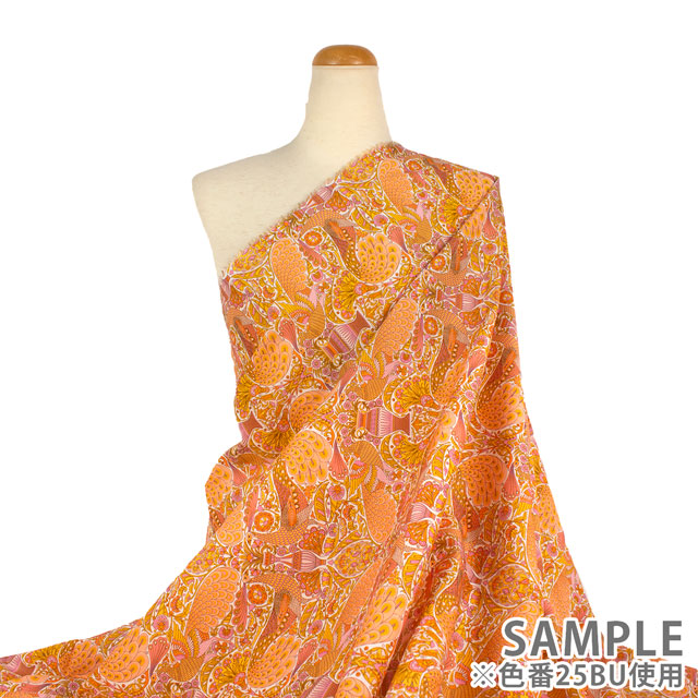 生地 LIBERTY FABRICS リバティ・ファブリックス タナローン 2025SS Retold 150th Anniversary Collection Oscar's Palace オスカーズ・パレス(25-3635133) 25AU.ブルー 09Ac03j