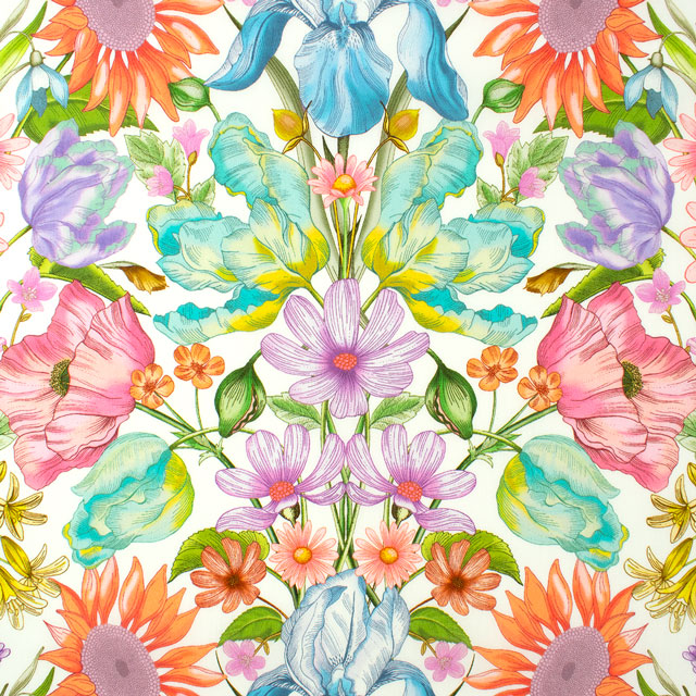 生地 LIBERTY FABRICS リバティ・ファブリックス タナローン 2025SS Retold 150th Anniversary Collection Floral Muse フローラル・ミューズ(25-3635140) 25CU.マルチ 09Ac03j