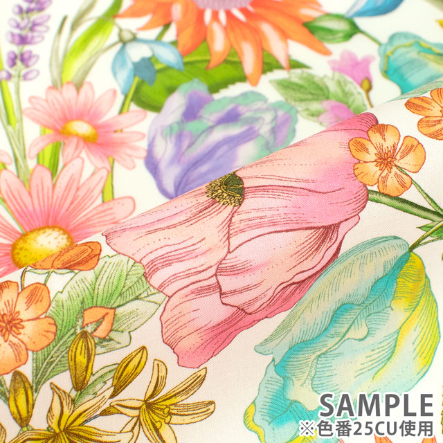 生地 LIBERTY FABRICS リバティ・ファブリックス タナローン 2025SS Retold 150th Anniversary Collection Floral Muse フローラル・ミューズ(25-3635140) 25CU.マルチ 09Ac03j