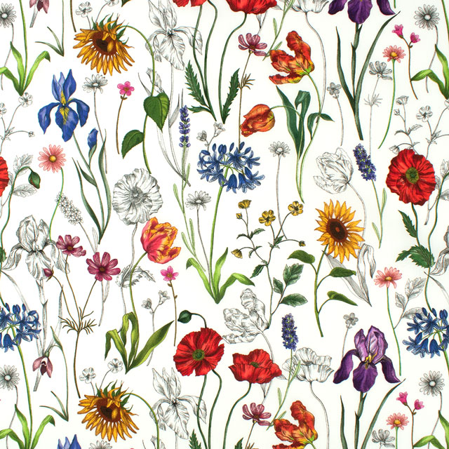 生地 LIBERTY FABRICS リバティ・ファブリックス タナローン 2025SS Retold 150th Anniversary Collection Meadow Muse メドゥ・ミューズ(25-3635141) 25AU.マルチ 09Ac03j