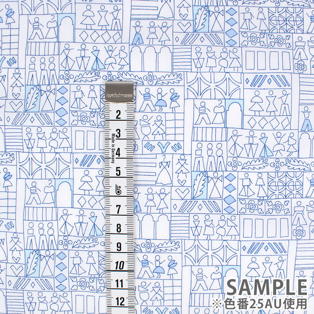 生地 LIBERTY FABRICS リバティ・ファブリックス タナローン 2025SS Retold 150th Anniversary Collection Into The Store イントゥ・ザ・ストア(25-3635153) 25AU.ブルー 09Ac03j