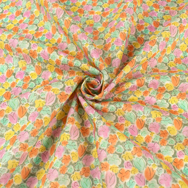 生地 LIBERTY FABRICS リバティ・ファブリックス タナローン 2025SS Retold 150th Anniversary Collection Swift's Song スウィフツ・ソング(25-3635161) 25BU.パステル 09Ac03j