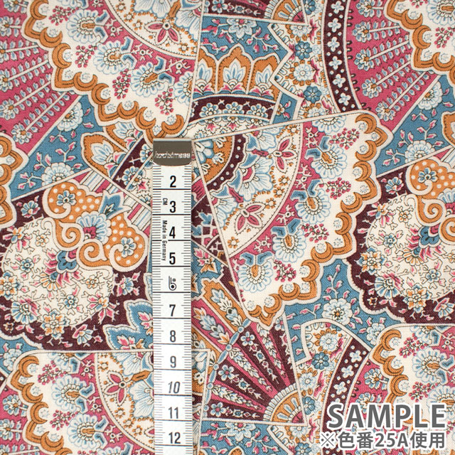 生地 LIBERTY FABRICS リバティ・ファブリックス フランダースリネン 2025SS Emporium エンポリアム(25-3635108) 25A.ブラウン 09Ac03j