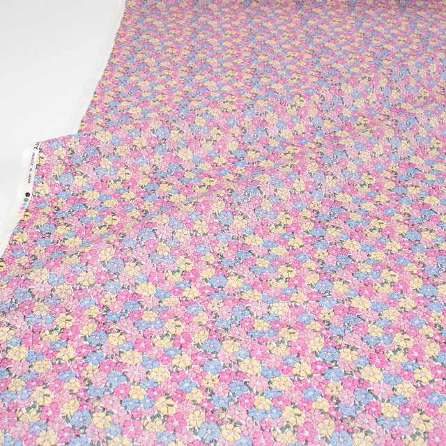 生地 LIBERTY FABRICS リバティ・ファブリックス フランダースリネン 2025SS Sadie Rose セイディ・ローズ(25-3635127) 25A.ピンク 09Ac03j