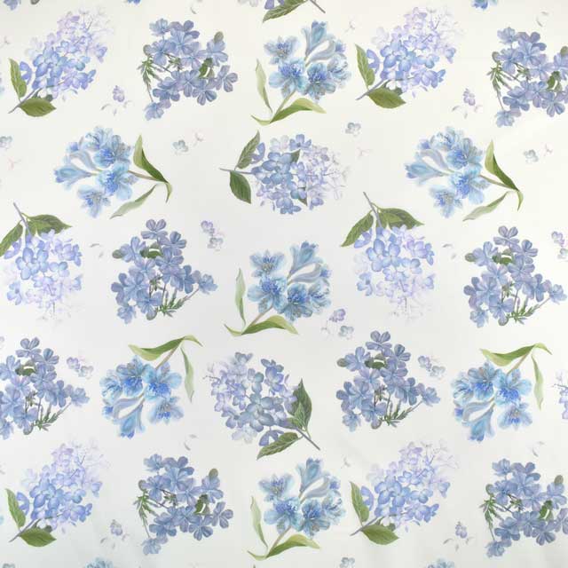 生地 LIBERTY FABRICS リバティ・ファブリックス タナローン 2025SS Botanical Escape Marina's Meadow マリナズ・メドゥ(25-363J7406) 25CU.ブルー 09Ac03j