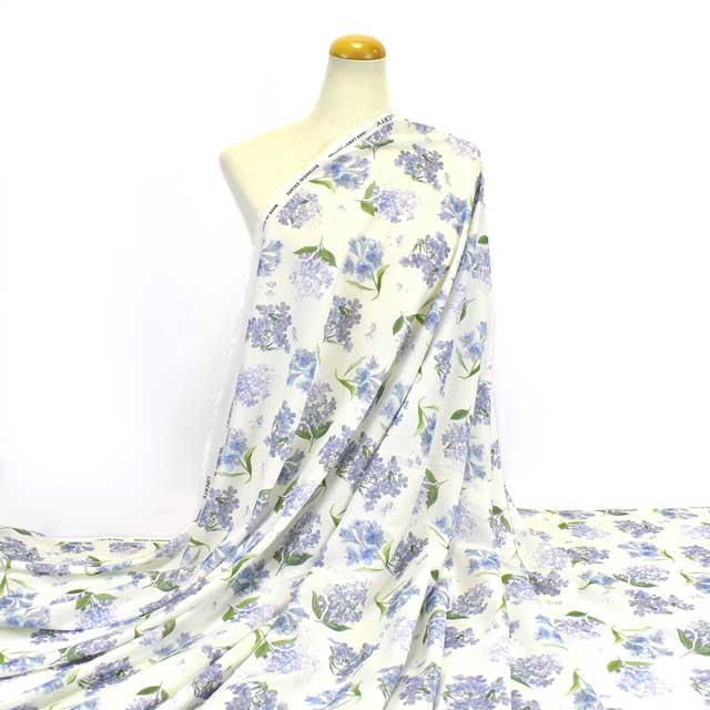 生地 LIBERTY FABRICS リバティ・ファブリックス タナローン 2025SS Botanical Escape Marina's Meadow マリナズ・メドゥ(25-363J7406) 25CU.ブルー 09Ac03j