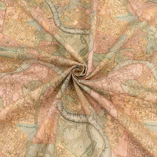 生地 LIBERTY FABRICS リバティ・ファブリックス タナローン 2025SS LONDON COLLECTION Cary's Patchwork キャリーズ・パッチワーク(25-363J73454) 25AU.ナチュラル 09Ac03j