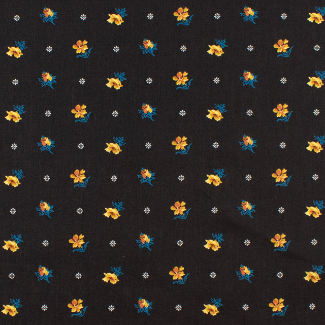 生地 LIBERTY FABRICS リバティ・ファブリックス タナローン 2025AW From the Studio Clio クリオ(25-3635207) 25AU.ブラック 09Ac03j