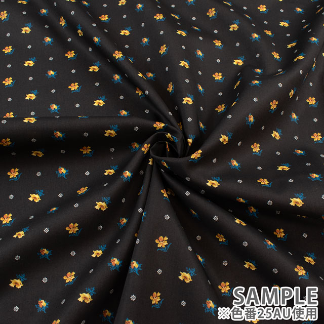 生地 LIBERTY FABRICS リバティ・ファブリックス タナローン 2025AW From the Studio Clio クリオ(25-3635207) 25AU.ブラック 09Ac03j