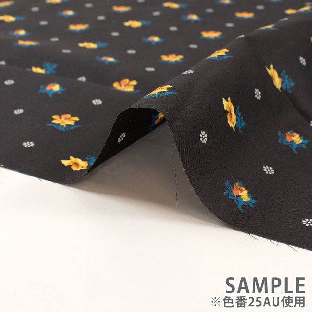 生地 LIBERTY FABRICS リバティ・ファブリックス タナローン 2025AW From the Studio Clio クリオ(25-3635207) 25AU.ブラック 09Ac03j