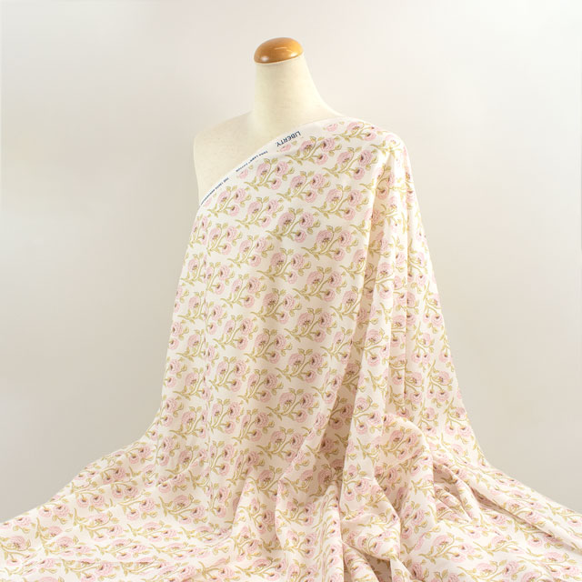 生地 LIBERTY FABRICS リバティ・ファブリックス タナローン 2025AW From the Studio Needlepoint ニードルポイント(25-3635216) 25BU.ピンク 09Ac03j