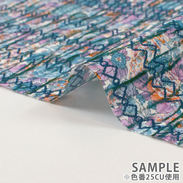 生地 LIBERTY FABRICS リバティ・ファブリックス タナローン 2025AW From the Studio Elysian Smock エリジアン・スモック(25-3635218) 25AU.グリーン 09Ac03j