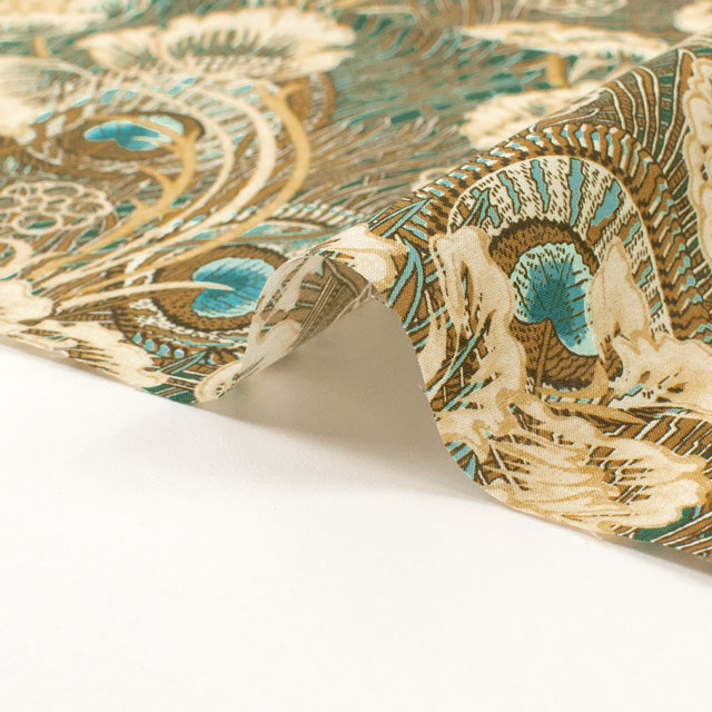 生地 LIBERTY FABRICS リバティ・ファブリックス タナローン 2025AW From the Studio Hera Hana ヘラ・ハナ(25-3635239) 25CU.ブラウン 09Ac03j