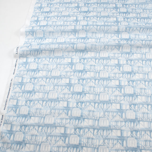 生地 LIBERTY FABRICS リバティ・ファブリックス タナローン 2025AW From the Studio Ashley Tudor アシュレイ・チューダー(25-3635251) 25BU.ブルー 09Ac03j