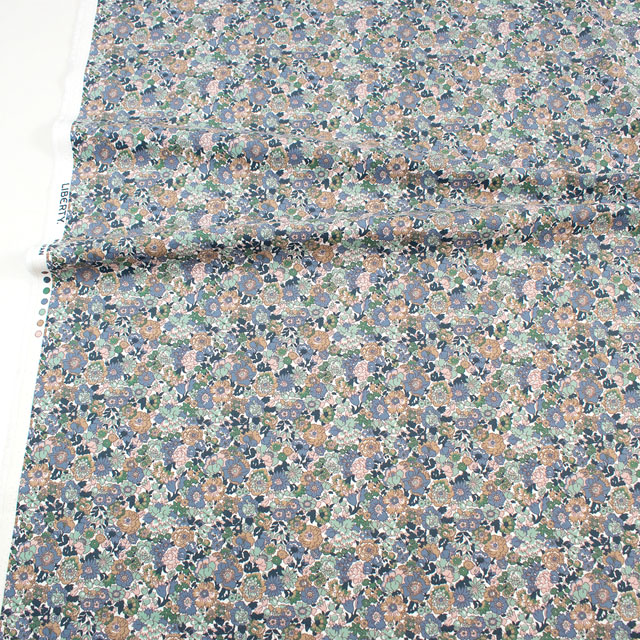 生地 LIBERTY FABRICS リバティ・ファブリックス コーデュロイ 2025AW Nell, Annie & May ネル、アニー&メイ(25-3635209) P25A.ブルーグレー 09Bi26j