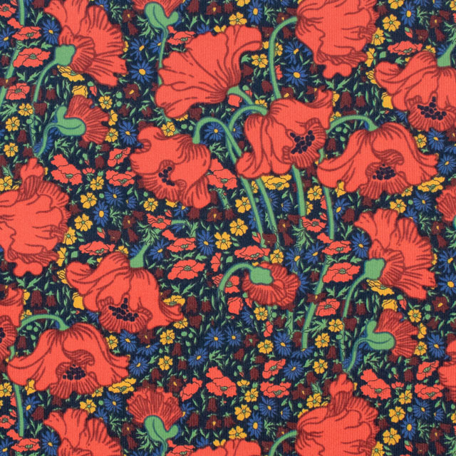 生地 LIBERTY FABRICS リバティ・ファブリックス コーデュロイ 2025AW Clementina Daisy クレメンティナ・デイジー(25-3635242) 25C.レッド 09Bi26j