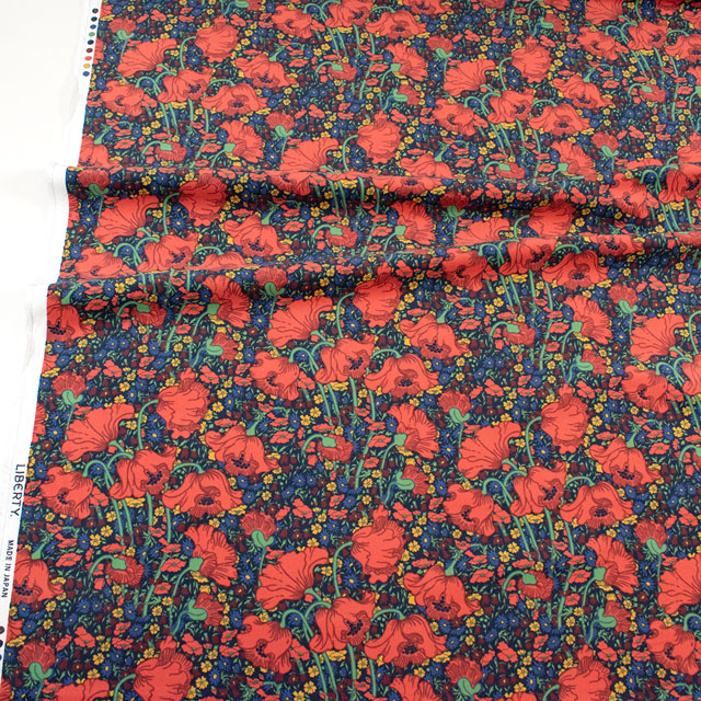 生地 LIBERTY FABRICS リバティ・ファブリックス コーデュロイ 2025AW Clementina Daisy クレメンティナ・デイジー(25-3635242) 25C.レッド 09Bi26j