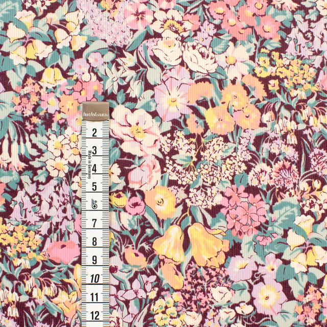 生地 LIBERTY FABRICS リバティ・ファブリックス コーデュロイ 2025AW Cottage Garden コテージ・ガーデン(25-3635248) 25C.ピンク 09Bi26j