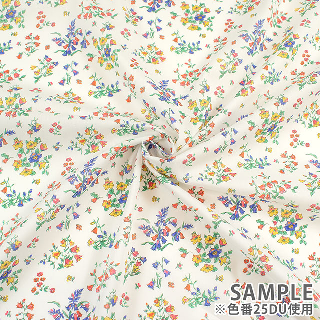 生地 LIBERTY FABRICS リバティ・ファブリックス タナローン 2025AW Decades in Bloom Bluebell Fields ブルーベル・フィールズ(25-363J75906) 25DU.マルチ 09Ac03j