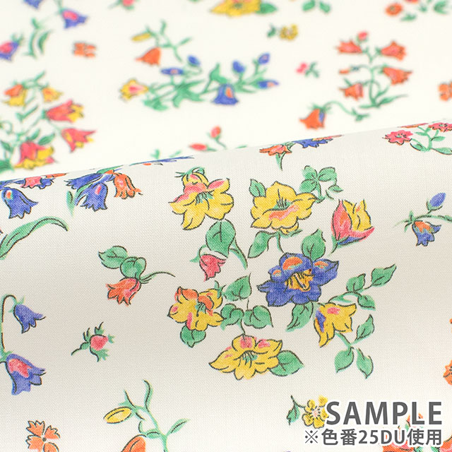 生地 LIBERTY FABRICS リバティ・ファブリックス タナローン 2025AW Decades in Bloom Bluebell Fields ブルーベル・フィールズ(25-363J75906) 25DU.マルチ 09Ac03j