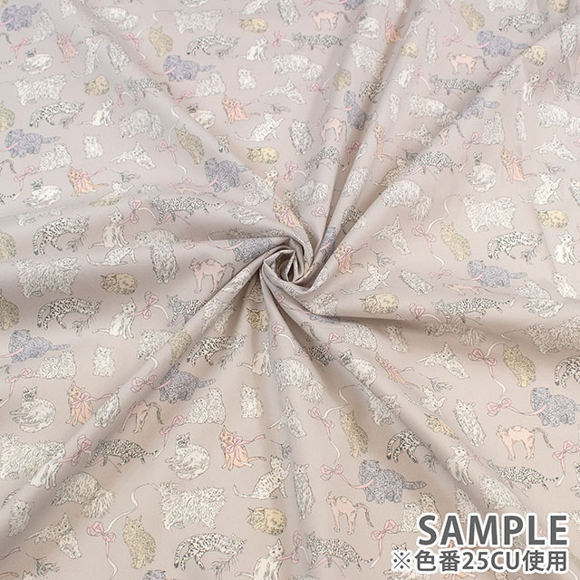 生地 LIBERTY FABRICS リバティ・ファブリックス タナローン 2025AW Decades in Bloom Koh & Eito コー・アンド・エイト(25-363J75911) 25CU.グレー 09Ac03j