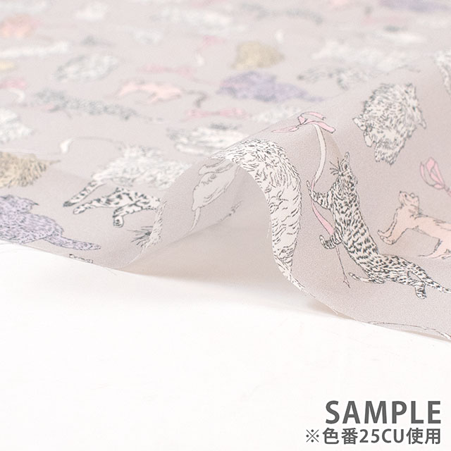 生地 LIBERTY FABRICS リバティ・ファブリックス タナローン 2025AW Decades in Bloom Koh & Eito コー・アンド・エイト(25-363J75911) 25CU.グレー 09Ac03j