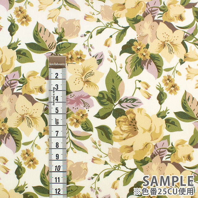 生地 LIBERTY FABRICS リバティ・ファブリックス タナローン 2025AW Decades in Bloom Lily Rosa リリー・ローザ(25-363J75914) 25CU.ベージュ 09Ac03j